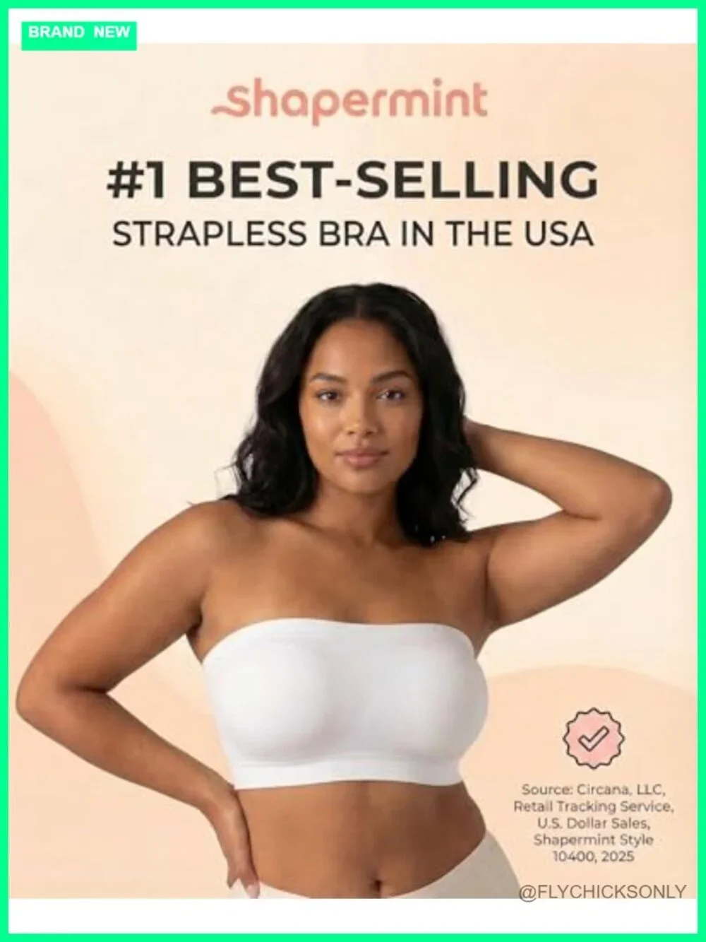 Strapless Bra Convertible Wireless Non-Slip Bandeau
